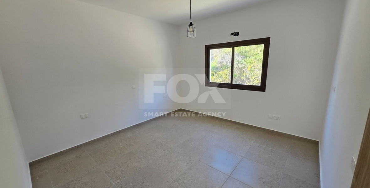 Luxury Three-Bedroom Villa for Rent in Pissouri: Brand-New in a Gated Complex with Gardens & Country Views