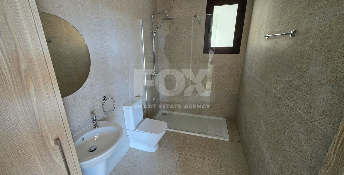 Luxury Three-Bedroom Villa for Rent in Pissouri: Brand-New in a Gated Complex with Gardens & Country Views
