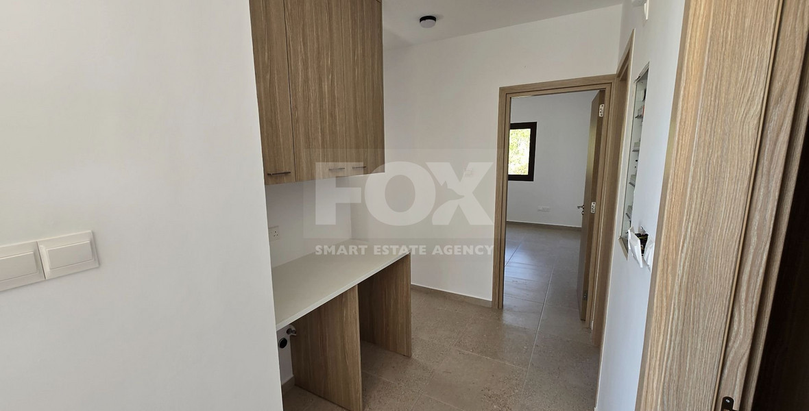 Luxury Three-Bedroom Villa for Rent in Pissouri: Brand-New in a Gated Complex with Gardens & Country Views