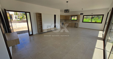 Luxury Three-Bedroom Villa for Rent in Pissouri: Brand-New in a Gated Complex with Gardens & Country Views