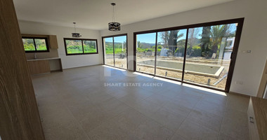 Luxury Three-Bedroom Villa for Rent in Pissouri: Brand-New in a Gated Complex with Gardens & Country Views