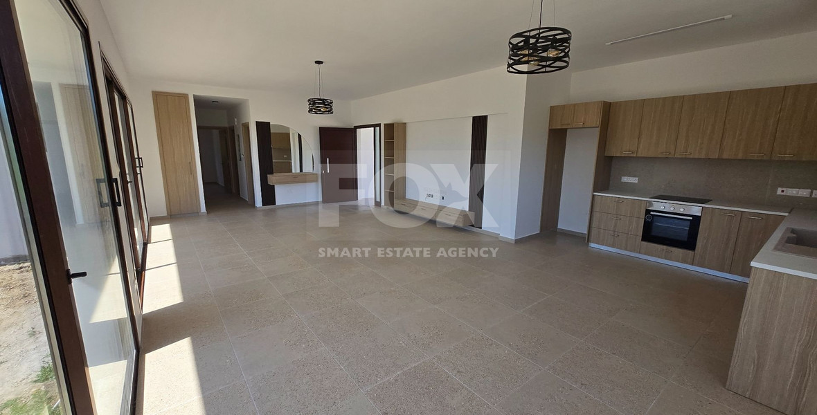 Luxury Three-Bedroom Villa for Rent in Pissouri: Brand-New in a Gated Complex with Gardens & Country Views