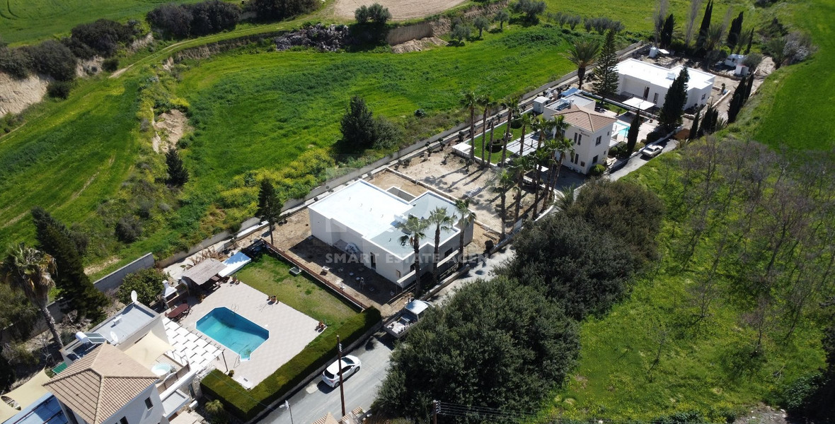 Luxury Three-Bedroom Villa for Rent in Pissouri: Brand-New in a Gated Complex with Gardens & Country Views