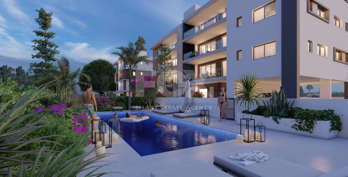 Top Floor Two-Bedroom Apartment with Roof Garden for sale in Kato Polemidia