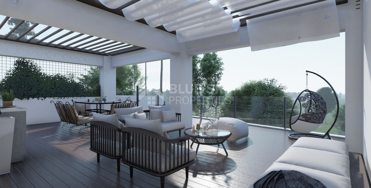 Top Floor Two-Bedroom Apartment with Roof Garden for sale in Kato Polemidia