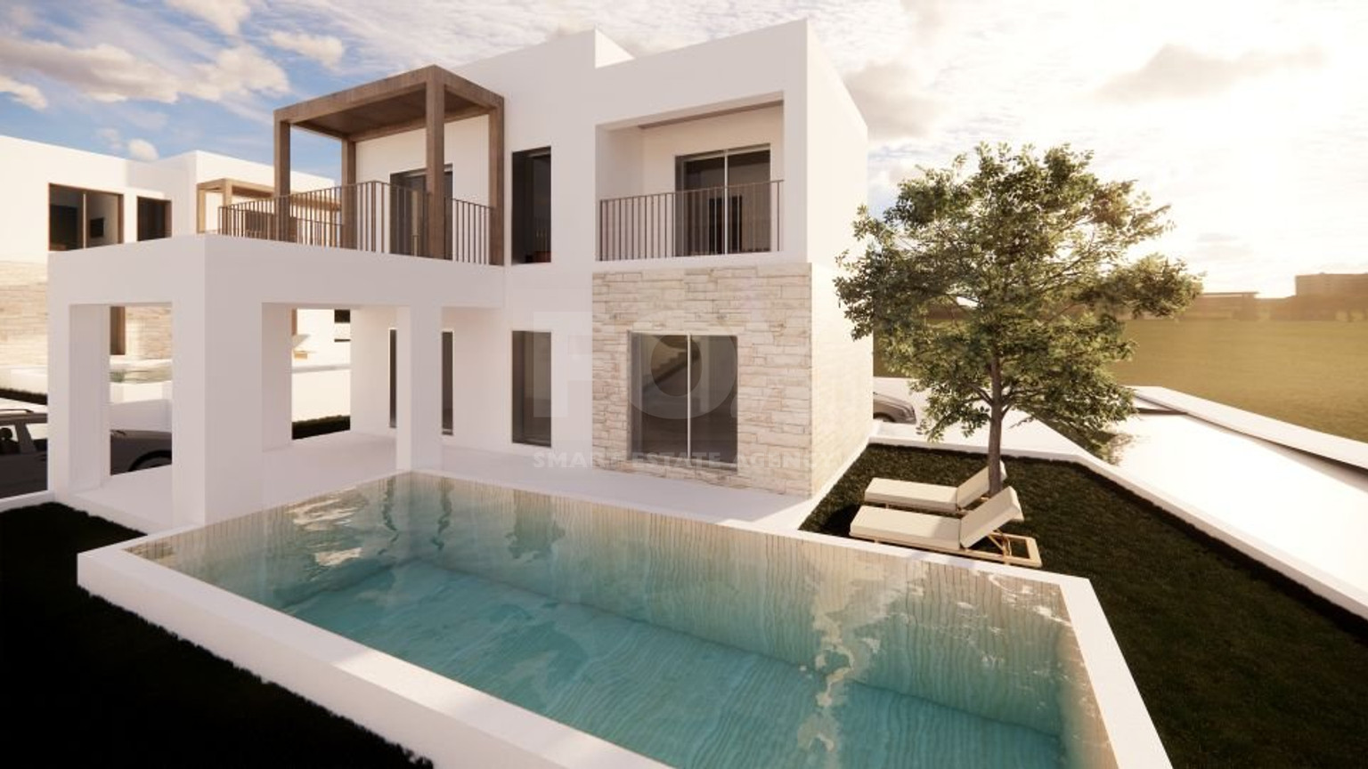 Three bedroom luxury villa in Peyia