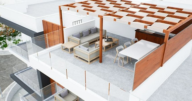 Spacious one bedroom unfurnished Apartment in Pafos