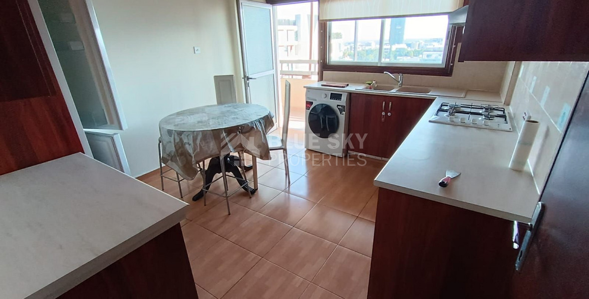 Spacious 3 Bedroom Top Floor Apartment with Sea View for sale in Mesa Geitonia