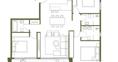 Three bedroom ground floor apartment for sale in Germasogeia, Limassol