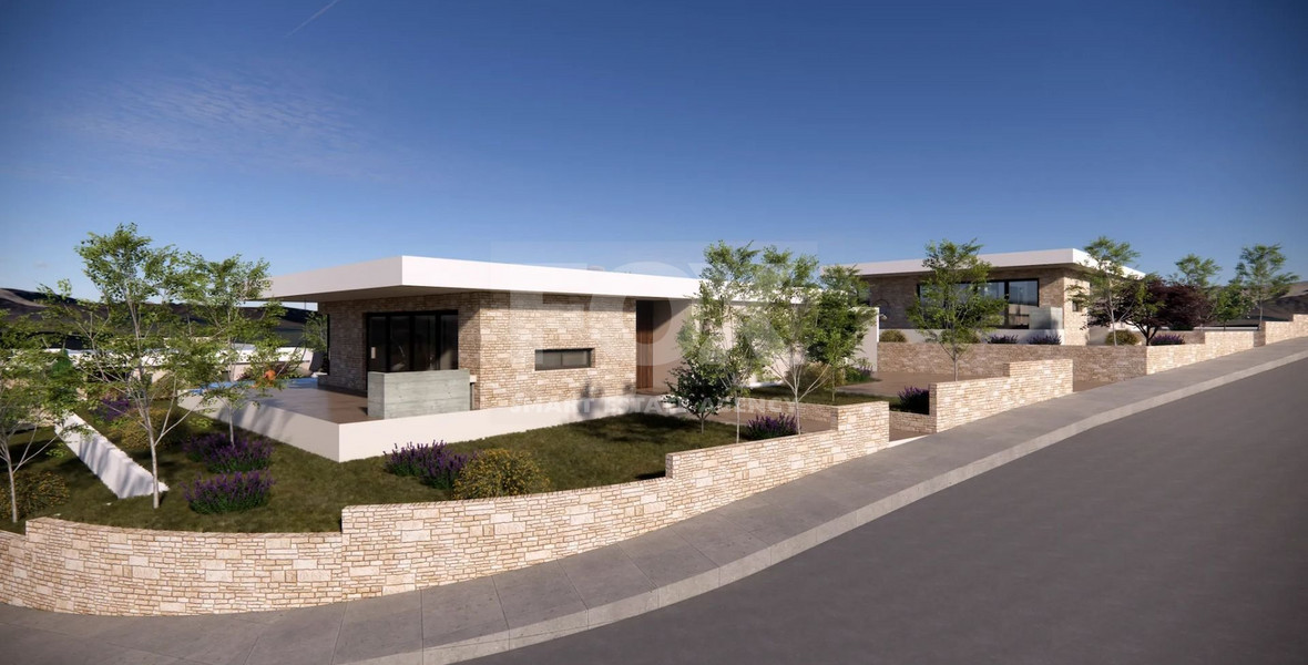 Three bedroom luxury bungalow in Tala Community, in Paphos