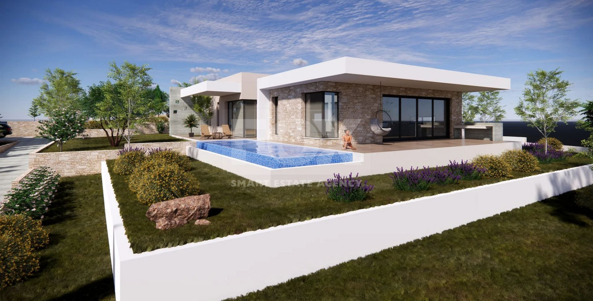 Three bedroom luxury bungalow in Tala Community, in Paphos