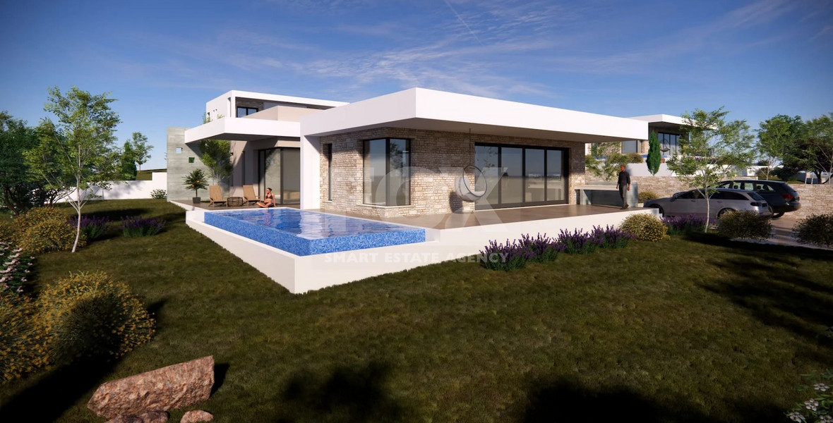 Three bedroom luxury bungalow in Tala Community, in Paphos