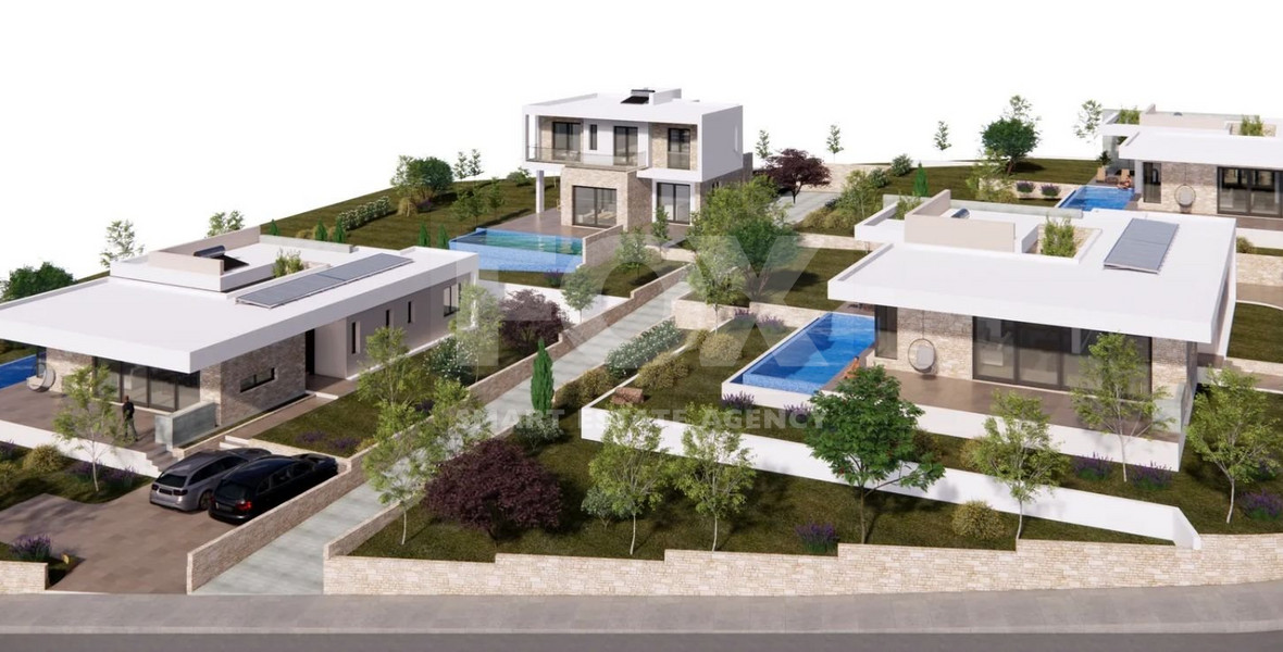 Three bedroom luxury bungalow in Tala Community, in Paphos