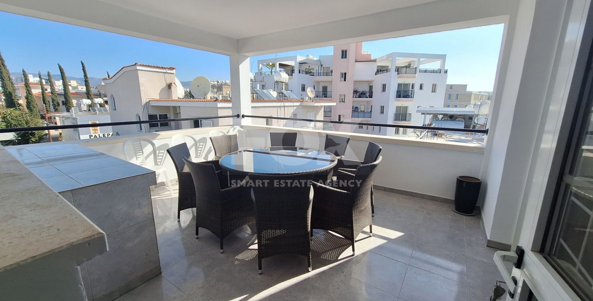 Four Bedroom Furnished Apartment in Pafos for Rent