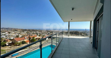 For rent Modern  Furnished 5 bedroom panoramic views, Villa with Pool  in Agios Athanasios