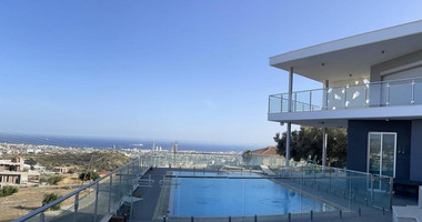 For rent Modern  Furnished 5 bedroom panoramic views, Villa with Pool  in Agios Athanasios