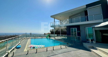 For rent Modern  Furnished 5 bedroom panoramic views, Villa with Pool  in Agios Athanasios