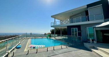 For rent Modern  Furnished 5 bedroom panoramic views, Villa with Pool  in Agios Athanasios