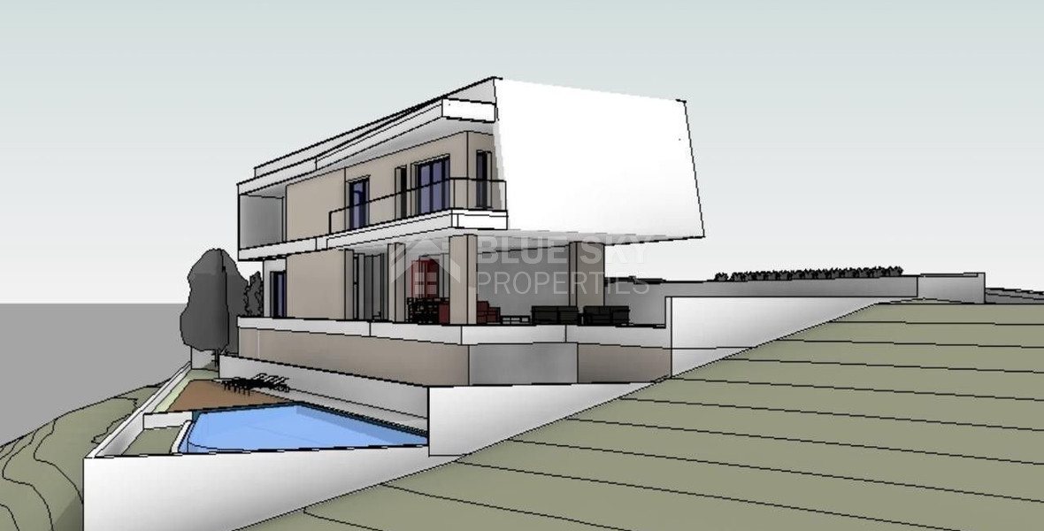 FOR SALE: RESIDENTIAL LAND WITH ARCHITECTURAL DRAWINGS & PLANNING PERMIT FOR 2 HOUSES IN PALODIA