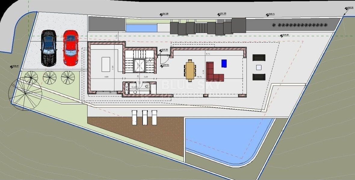FOR SALE: RESIDENTIAL LAND WITH ARCHITECTURAL DRAWINGS & PLANNING PERMIT FOR 2 HOUSES IN PALODIA