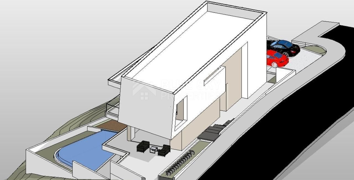FOR SALE: RESIDENTIAL LAND WITH ARCHITECTURAL DRAWINGS & PLANNING PERMIT FOR 2 HOUSES IN PALODIA