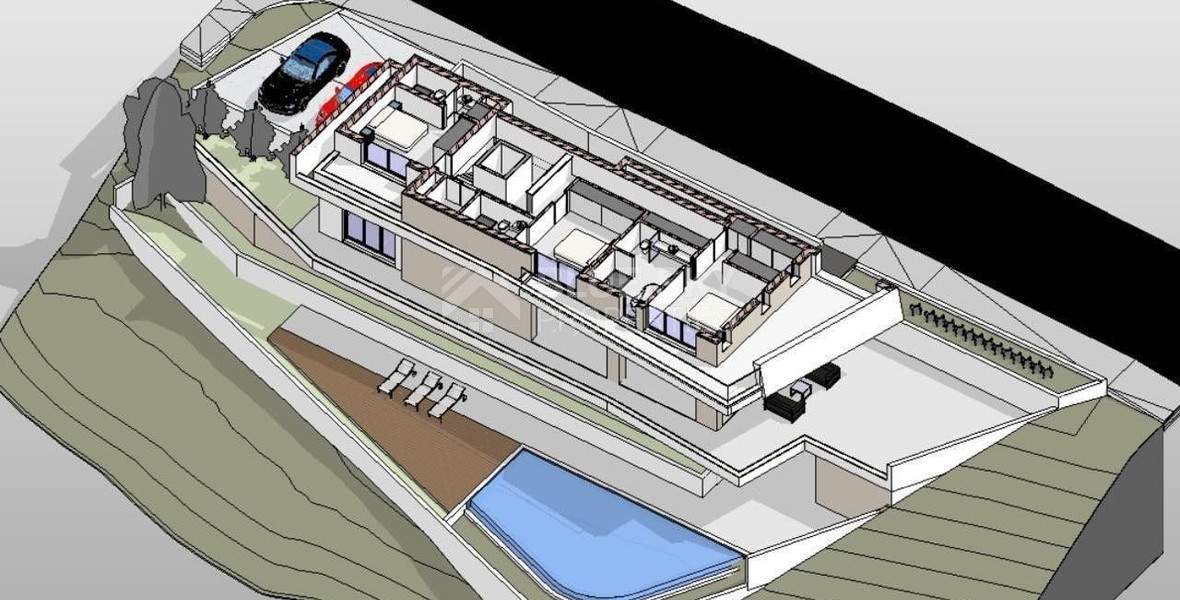 FOR SALE: RESIDENTIAL LAND WITH ARCHITECTURAL DRAWINGS & PLANNING PERMIT FOR 2 HOUSES IN PALODIA