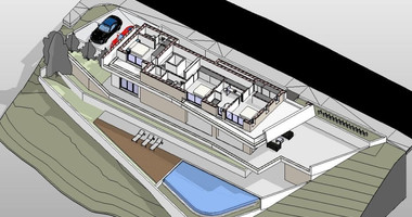 FOR SALE: RESIDENTIAL LAND WITH ARCHITECTURAL DRAWINGS & PLANNING PERMIT FOR 2 HOUSES IN PALODIA