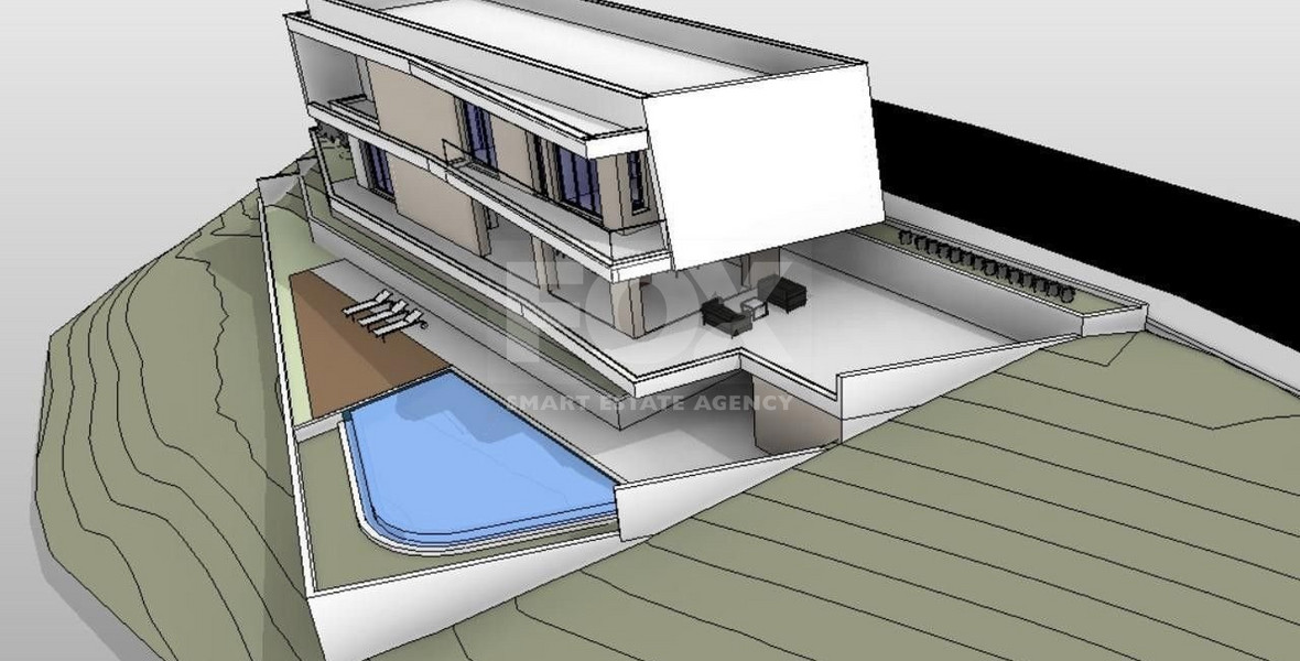 FOR SALE: RESIDENTIAL LAND WITH ARCHITECTURAL DRAWINGS & PLANNING PERMIT FOR 2 HOUSES IN PALODIA