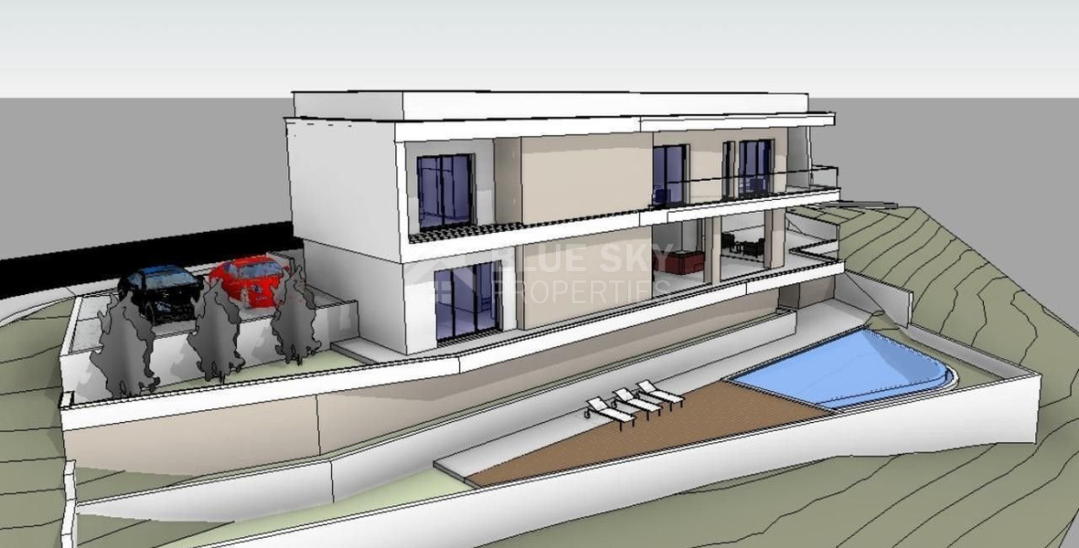 FOR SALE: RESIDENTIAL LAND WITH ARCHITECTURAL DRAWINGS & PLANNING PERMIT FOR 2 HOUSES IN PALODIA