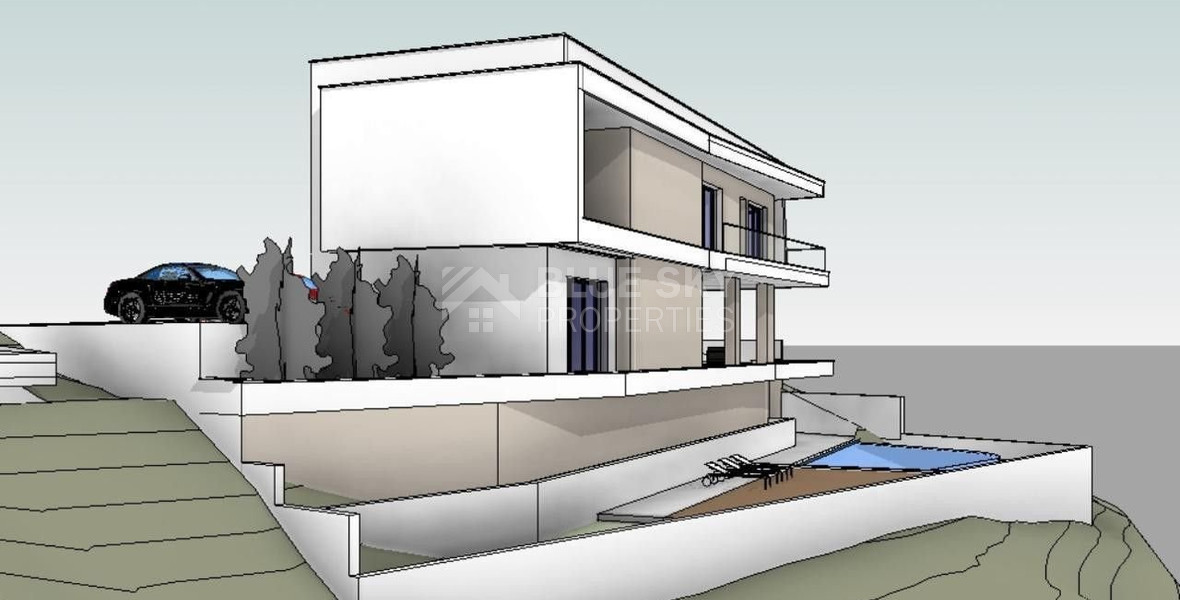 FOR SALE: RESIDENTIAL LAND WITH ARCHITECTURAL DRAWINGS & PLANNING PERMIT FOR 2 HOUSES IN PALODIA