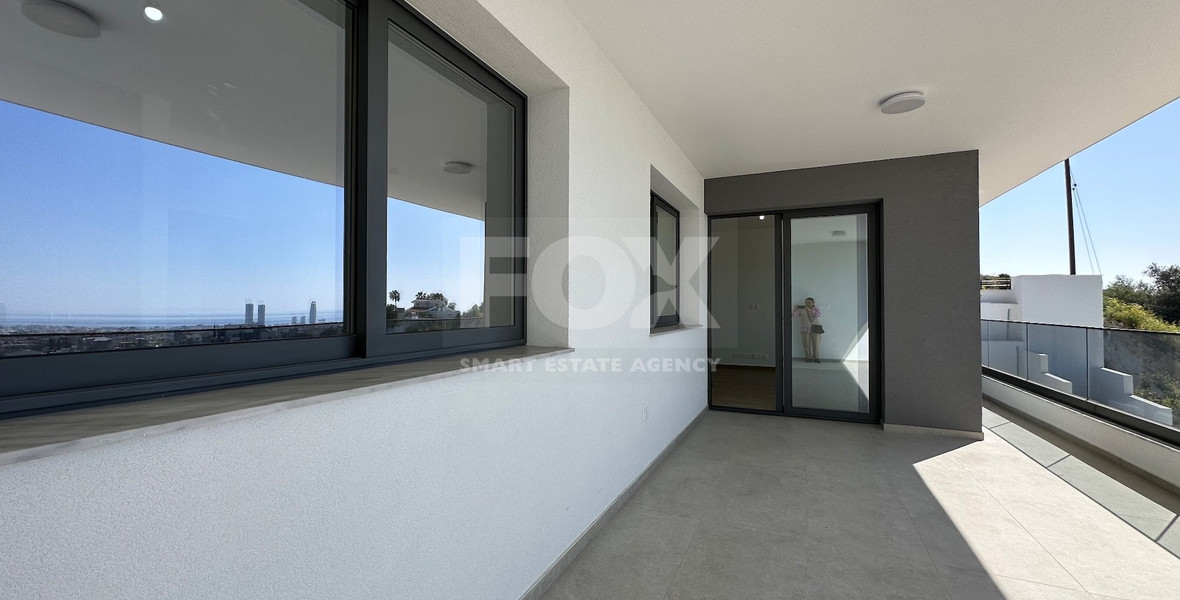 FOR RENT NEW OPTIONAL FURNISHED 2 BEDROOM APARTMENT IN AGIOS ATHANASIOS WITH PANORAMIC VIEW