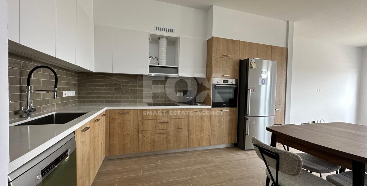 FOR RENT BRAND NEW 2 BEDROOM APARTMENT WITH NEW FURNITURE,  IN AGIOS ATHANASIOS WITH PANORAMIC VIEW