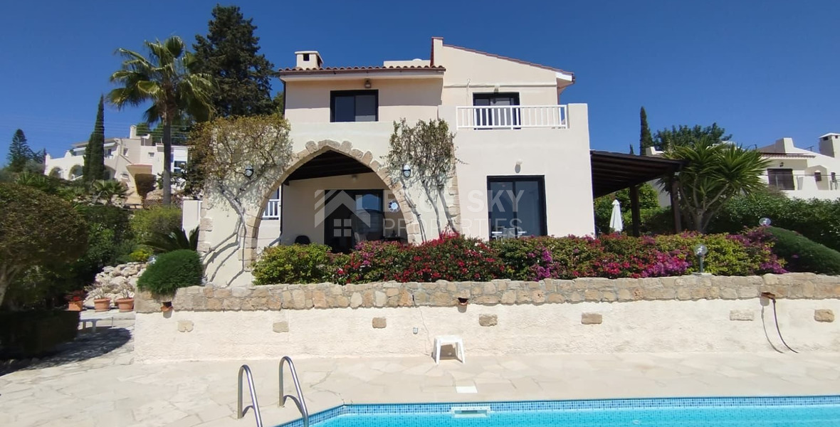 For Sale: Beautiful Detached Villa Panoramic Sea Views in Kamares, Tala
