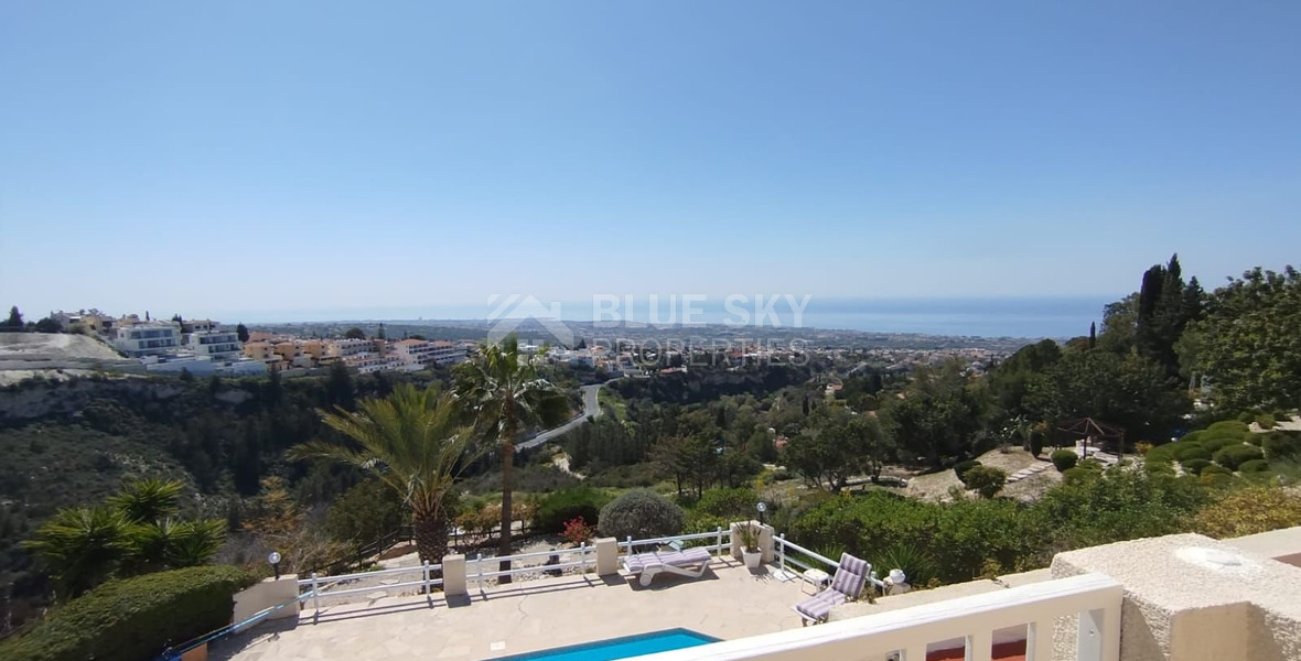 For Sale: Beautiful Detached Villa Panoramic Sea Views in Kamares, Tala