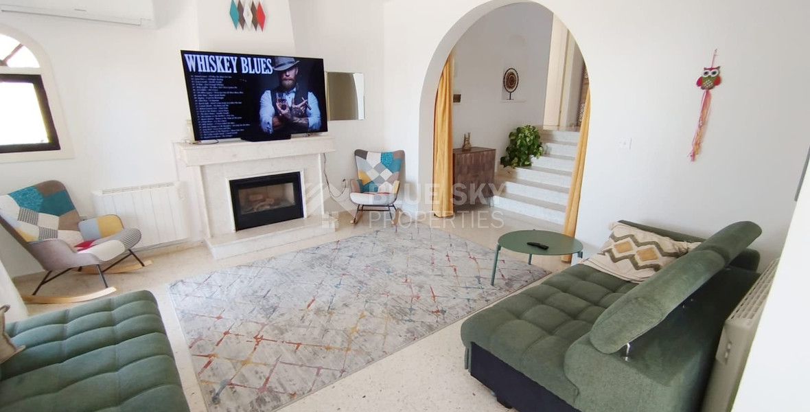 For Sale: Beautiful Detached Villa Panoramic Sea Views in Kamares, Tala