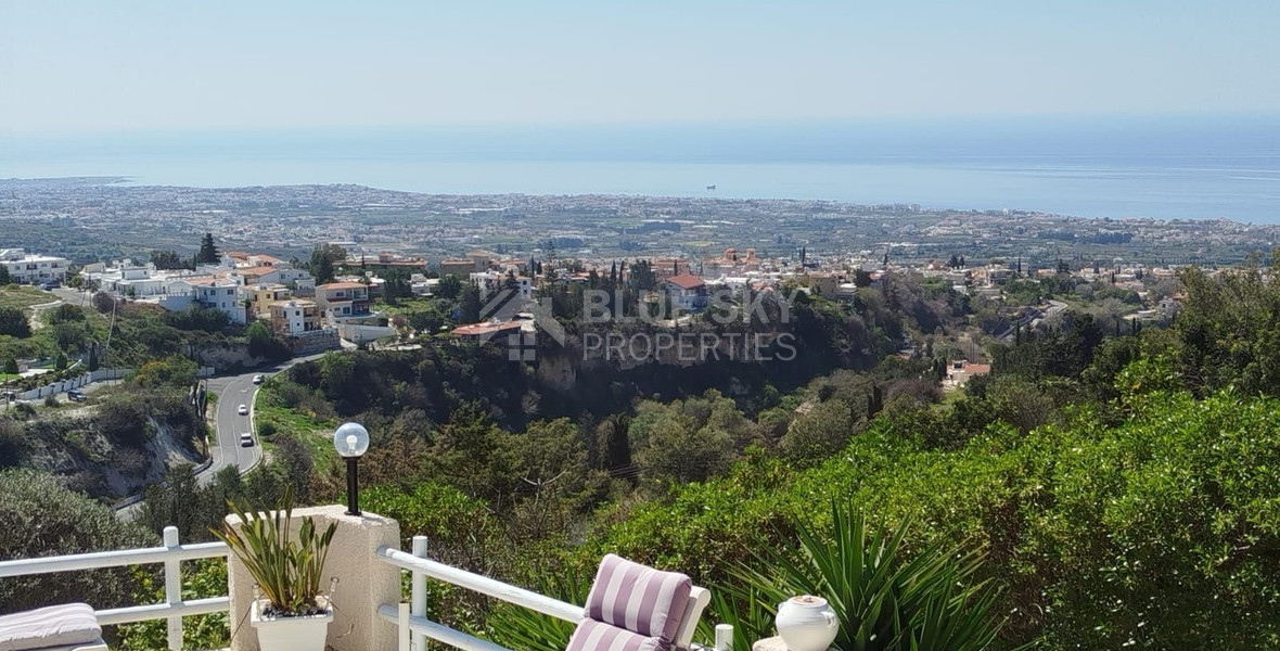For Sale: Beautiful Detached Villa Panoramic Sea Views in Kamares, Tala