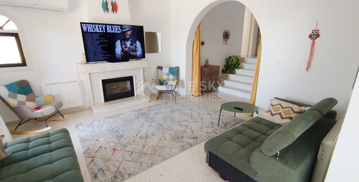 For Sale: Beautiful Detached Villa Panoramic Sea Views in Kamares, Tala
