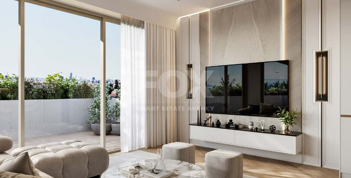 For sale 3 Bedroom Apartment with garden view in Germasogeia