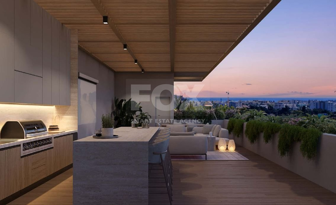 For sale 3 Bedroom Apartment with garden view in Germasogeia