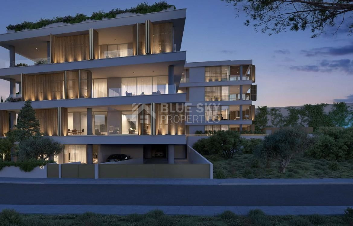 For sale 1 Bedroom Apartment with sea view in Germasogeia