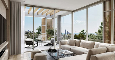 For sale 1 Bedroom Apartment with sea view in Germasogeia