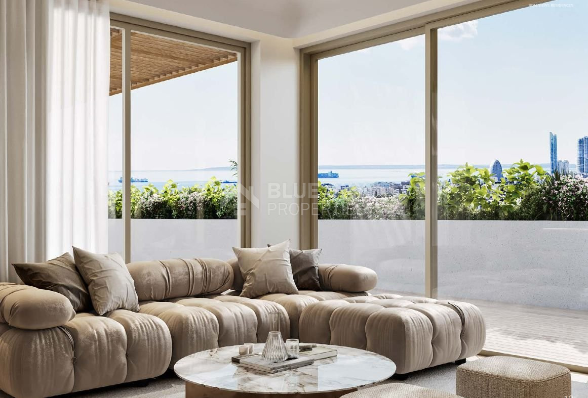 For sale 1 Bedroom Apartment with sea view in Germasogeia