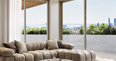 For sale 1 Bedroom Apartment with sea view in Germasogeia