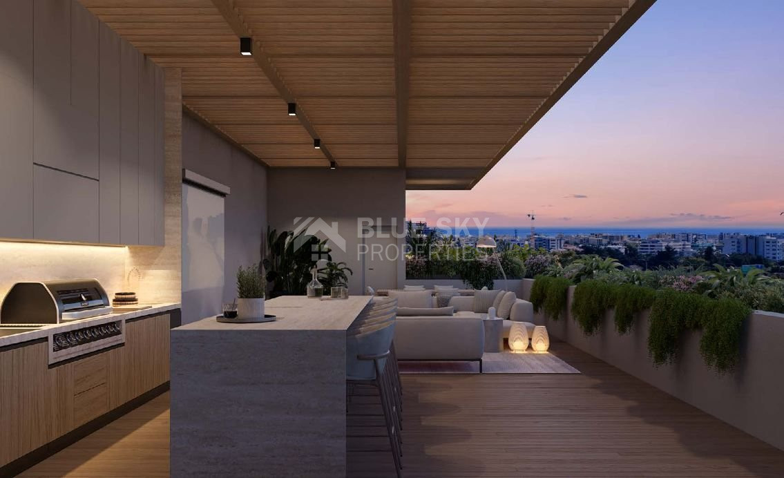 For sale 1 Bedroom Apartment with sea view in Germasogeia