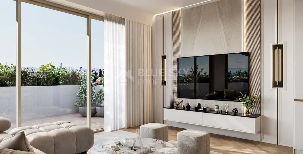 For sale 1 Bedroom Apartment with sea view in Germasogeia