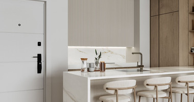 For sale 1 Bedroom Apartment with sea view in Germasogeia