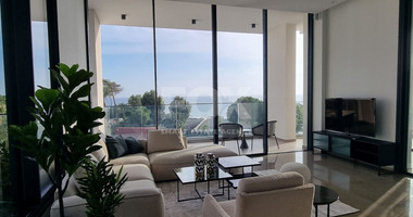 Beachfront Entire floor apartment 3 bedrooms + 1 staff room for rent in Pyrgos, Limassol