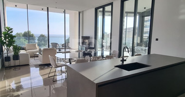 Beachfront Entire floor apartment 3 bedrooms + 1 staff room for rent in Pyrgos, Limassol