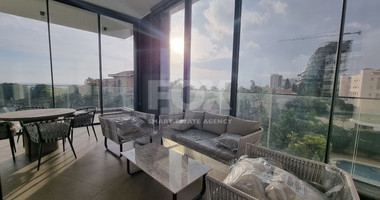 Beachfront Entire floor apartment 3 bedrooms + 1 staff room for rent in Pyrgos, Limassol
