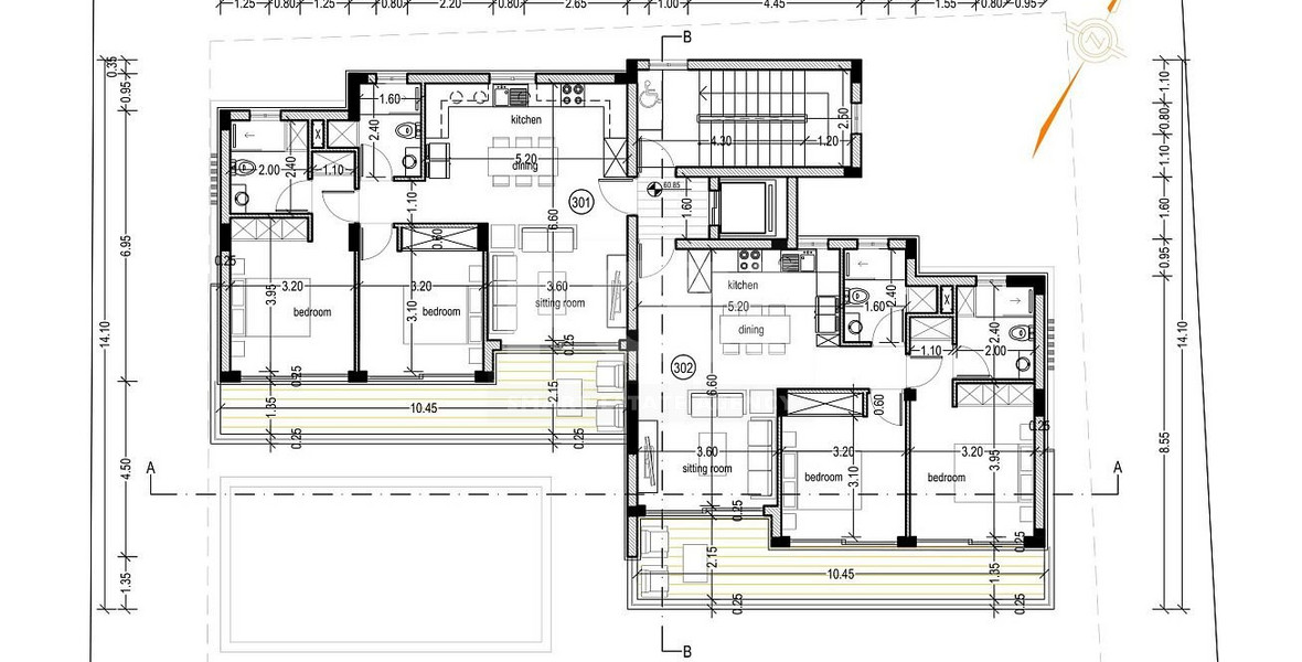 Two bedroom apartment for sale in Universal area, of Paphos